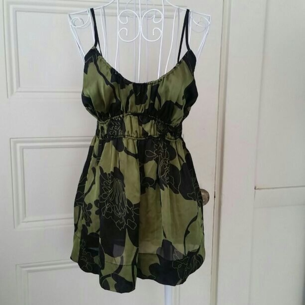 100% silk empire Nordstrom top size s